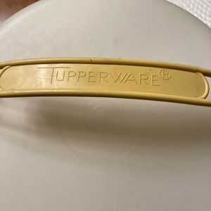 Tupperware cake plate with lid/cover and handle